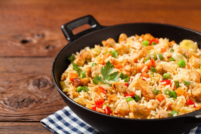 Chicken and Vegetable Fried Rice