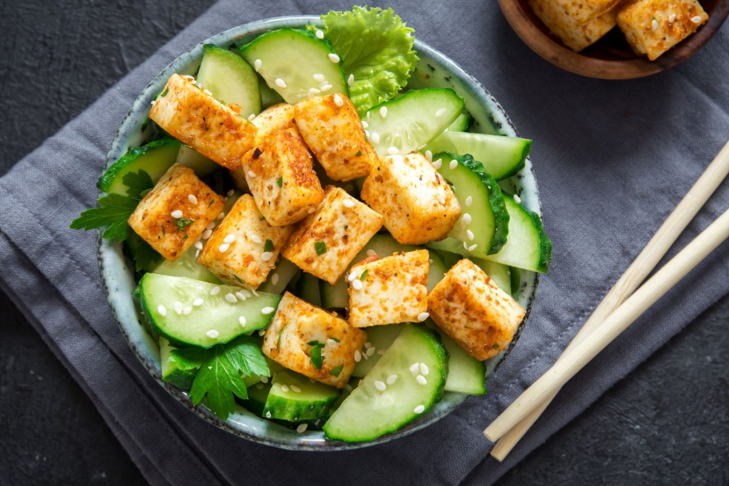 Fried tofu alternative